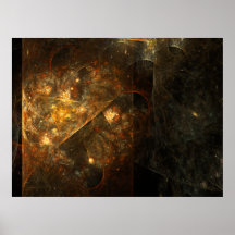 El poster del arte del fractal del SciFi de la esp