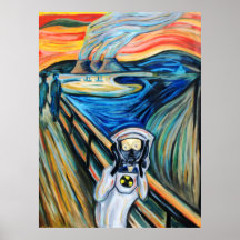 El poster del siglo XXI de la bella arte del grito