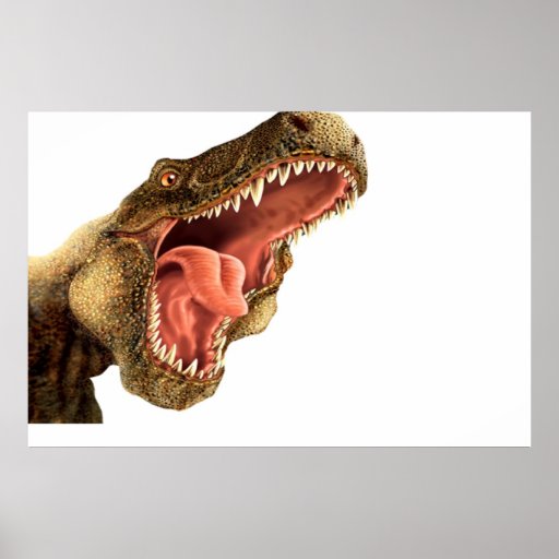 El poster mural de la pared del dinosaurio de T Re