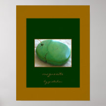 El poster pendiente de piedra de la magnesita cerc