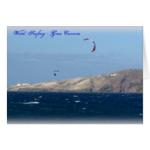 El practicar surf del viento - Gran Canaria Felicitacion