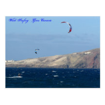 El practicar surf del viento - Gran Canaria Tarjeta Postal