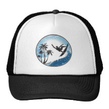 El practicar surf gorro