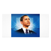 El presidente Obama Plantilla Para Tarjeta De Foto
