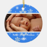 El primer navidad del bebé LINDO Adorno De Reyes
