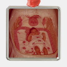 El primer Navidad-Personalizar del bebé Adornos De Navidad