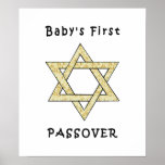 El primer Passover del bebé Poster