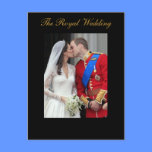 El príncipe real Guillermo Kate Middleton de la bo tarjetas postales