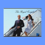 El príncipe real Guillermo y Kate MIddleton de los tarjetas postales