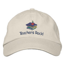 El profesor adaptable, bibliotecario bordó el gorr gorra bordada
