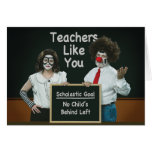 ¡El profesor como usted chupa primera línea! Tarjeta