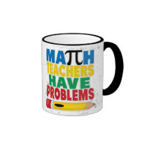 El profesor de matemáticas tiene problemas tazas