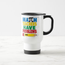 El profesor de matemáticas tiene problemas tazas