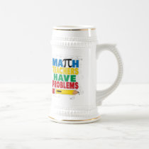 El profesor de matemáticas tiene problemas tazas