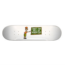 El profesor dice que cerrado para arriba embroma tabla de skate