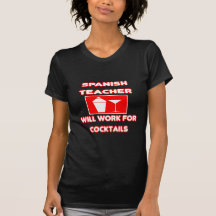 El profesor español… trabajará para los cócteles camisetas