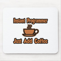 El programador inmediato… apenas añade el café tapete de raton