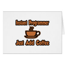 El programador inmediato… apenas añade el café tarjeton