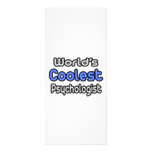 El psicólogo más fresco del mundo diseño de tarjeta publicitaria