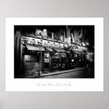 El Pub de la casa de la cuba, Dublín Poster