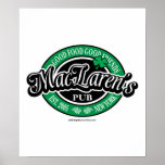 El Pub de MacLaren Posters