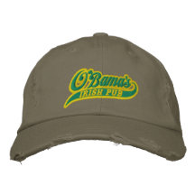 El Pub irlandés de Obama Gorra Bordada