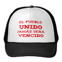 El pueblo unido, jamas sera vencido baseball cap
