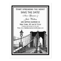 El puente de Brooklyn del horizonte de NYC #2 ahor Tarjeta Postal