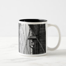 El puente de Brooklyn en New York City Taza
