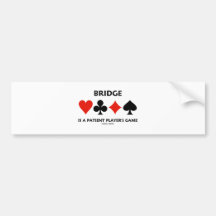 El puente es el juego de un jugador paciente (los  pegatina de parachoque