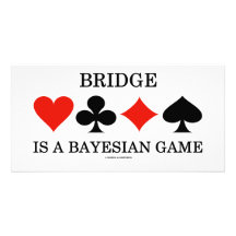 El puente es un juego Bayesian Tarjetas Con Fotos Personalizadas