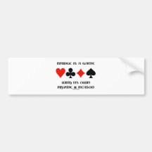 El puente es un juego con su propia rima y razón etiqueta de parachoque