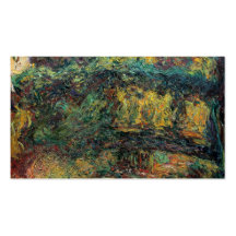 El puente japonés - Claude Monet Plantilla De Tarjeta De Visita