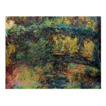 El puente japonés - Claude Monet Tarjeta Postal
