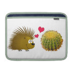 El puerco espín ama el cactus funda para macbook air