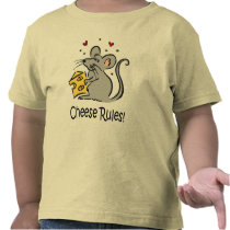 El queso gobierna la camiseta camisetas
