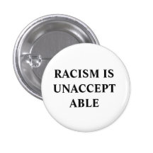 EL RACISMO ES INACEPTABLE PIN