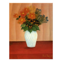 El ramo de Henri Rousseau de flores (circa 1900) Invitación Personalizada