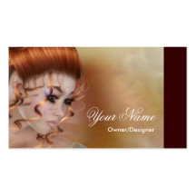 El Redhead - tarjetas de visita de la fantasía/de 