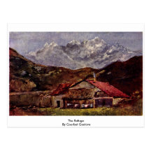 El refugio de Courbet Gustavo Tarjeta Postal