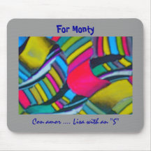 El regaliz Mousepad de Monty Alfombrillas De Raton