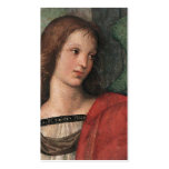El regalo del ángel del navidad de Raphael marca t Tarjetas Personales