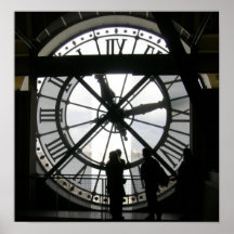 El reloj en Musee d'Orsay Posters