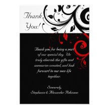 El remolino reverso negro/blanco/rojo le agradece  invitacion personal 