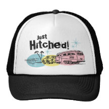 El remolque retro acaba de enganchar el gorra