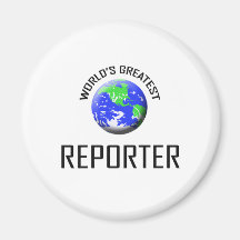 El reportero más grande del mundo iman de nevera