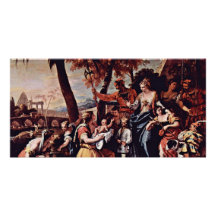El rescate del muchacho de Moses de Ricci Sebastia Tarjetas Fotograficas Personalizadas