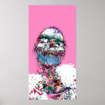 El retrato blanco de la boa posters