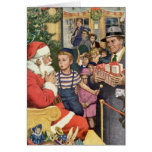 El revestimiento de Santa adaptable Felicitacion