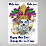 El rey del carnaval de la opinión del tiempo 36X50 Posters